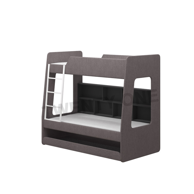 Double deck bed online with pull out